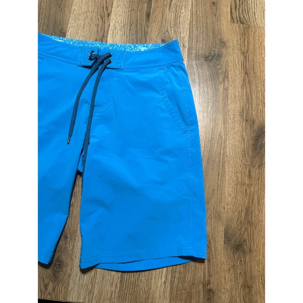 Stio Board Shorts Mens 32 Blue Adult Performance Swim Trunks Excellent